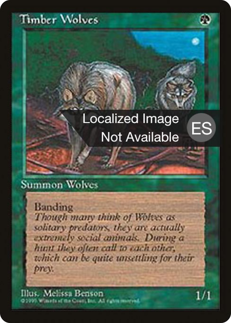 {F} Timber Wolves [Fourth Edition (Foreign Black Border)][FBB 4ED 275]
