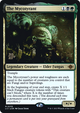 {@R} The Mycotyrant [The Lost Caverns of Ixalan Prerelease Cards][PR LCI 235]