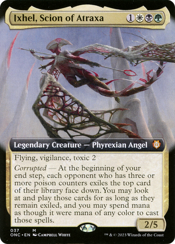 {R} Ixhel, Scion of Atraxa (Extended Art) [Phyrexia: All Will Be One Commander][ONC 037]