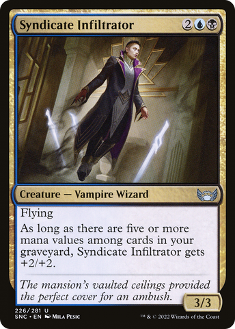 {C} Syndicate Infiltrator [Streets of New Capenna][SNC 226]