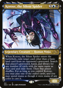 {R} Kotose, the Silent Spider (Showcase Ninja) [Kamigawa: Neon Dynasty][NEO 351]