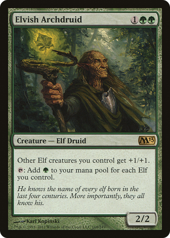 {R} Elvish Archdruid [Magic 2013][M13 168]