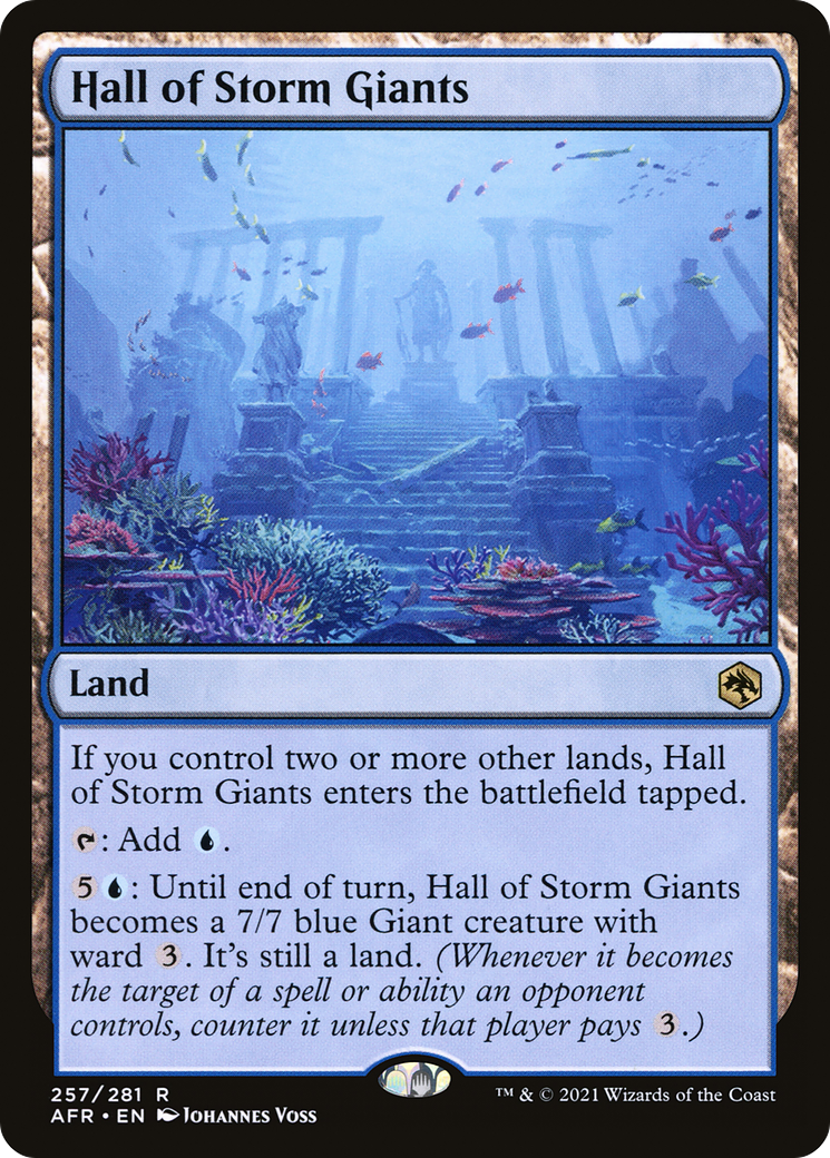 {R} Hall of Storm Giants [Dungeons & Dragons: Adventures in the Forgotten Realms][AFR 257]
