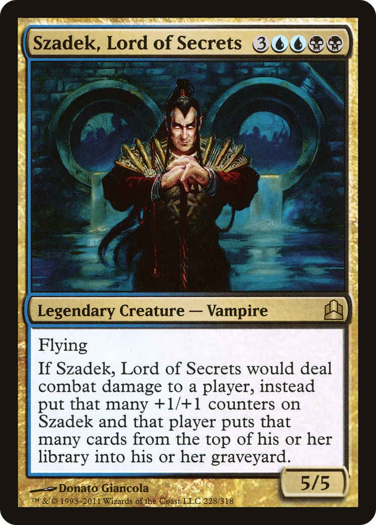 {R} Szadek, Lord of Secrets [Commander 2011][CMD 228]