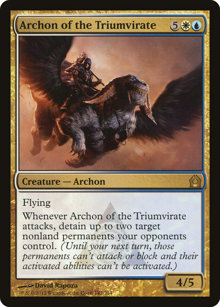 {R} Archon of the Triumvirate [Return to Ravnica][RTR 142]