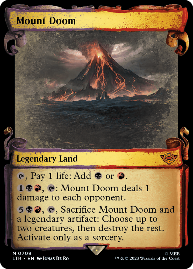 {R} Mount Doom [The Lord of the Rings: Tales of Middle-Earth Showcase Scrolls][LTR 709]