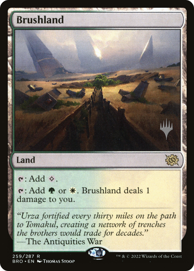 {R} Brushland [The Brothers' War: Promo Pack][PP BRO 259]