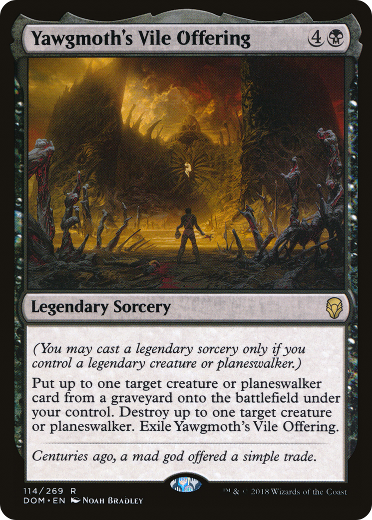 {R} Yawgmoth's Vile Offering [Dominaria][DOM 114]