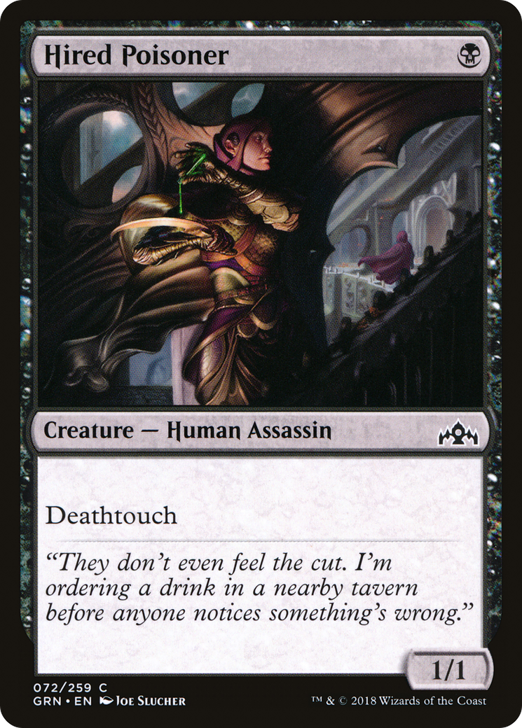 {C} Hired Poisoner [Guilds of Ravnica][GRN 072]