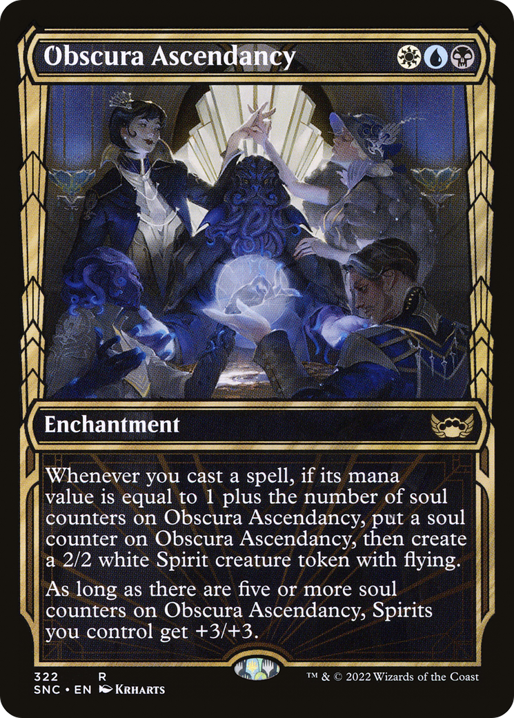 {R} Obscura Ascendancy (Showcase Golden Age) [Streets of New Capenna][SNC 322]