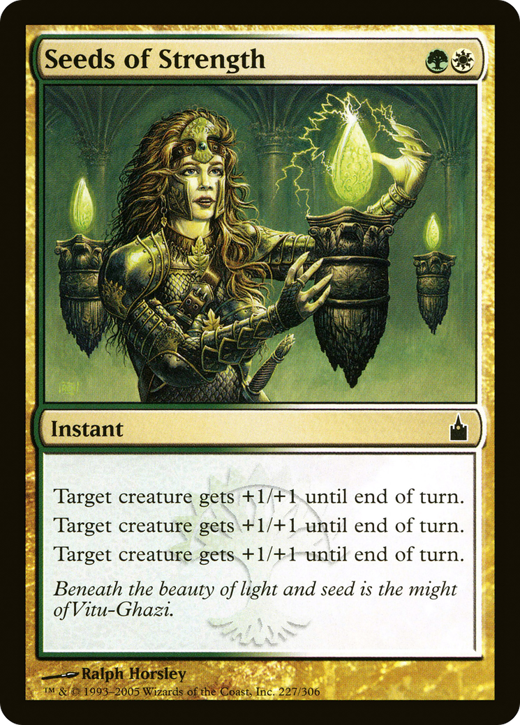 {C} Seeds of Strength [Ravnica: City of Guilds][RAV 227]