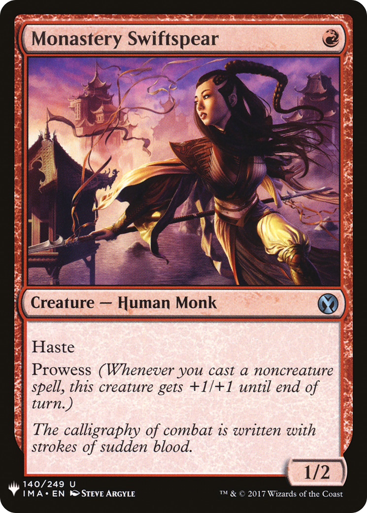 {C} Monastery Swiftspear [Mystery Booster][LS IMA 140]