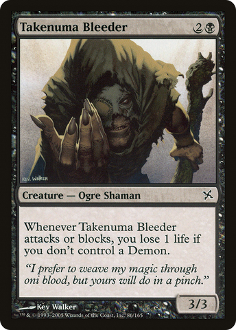 {C} Takenuma Bleeder [Betrayers of Kamigawa][BOK 086]