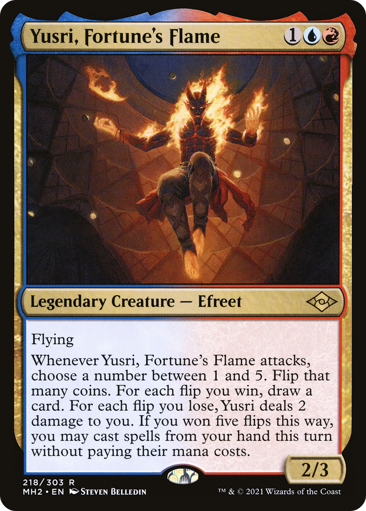 {R} Yusri, Fortune's Flame [Modern Horizons 2] [MH2 218]