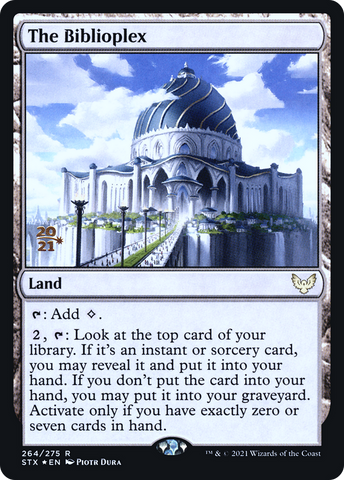 {R} The Biblioplex [Strixhaven: School of Mages Prerelease Promos][PR STX 264]