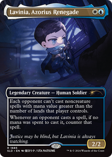 {R} Lavinia, Azorius Renegade (Foil) (Borderless) [Secret Lair Drop] [SLD 1685]
