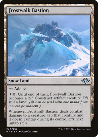 {C} Frostwalk Bastion [Modern Horizons][MH1 240]
