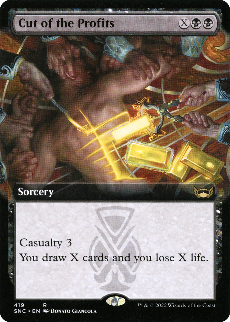 {R} Cut of the Profits (Extended Art) [Streets of New Capenna][SNC 419]