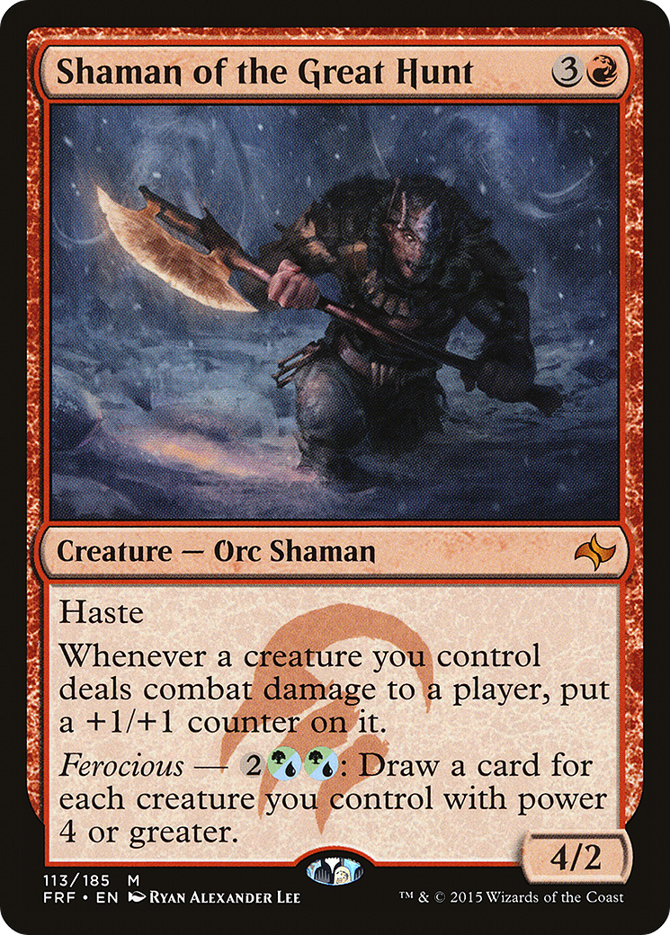 {R} Shaman of the Great Hunt [Fate Reforged][FRF 113]