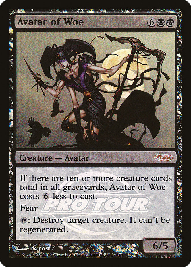 {R} Avatar of Woe (Pro Tour) [Pro Tour Promos][PA PRO 2010] - Misty Mountain Games