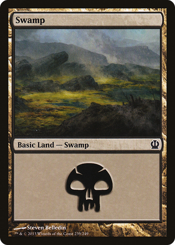 {B}[THS 239] Swamp (239) [Theros]