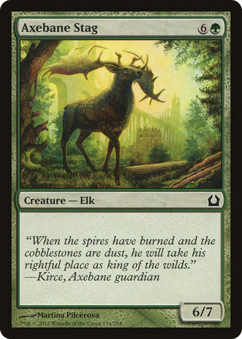 {C} Axebane Stag [Return to Ravnica][RTR 116]