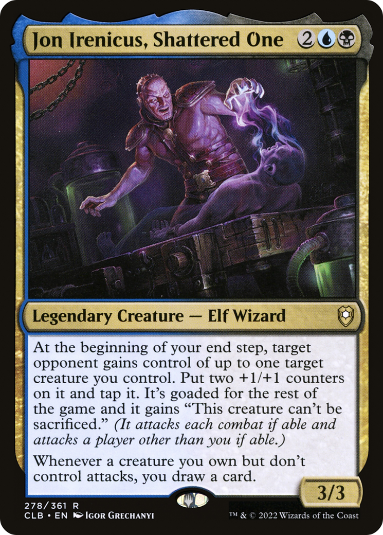 {R} Jon Irenicus, Shattered One [Commander Legends: Battle for Baldur's Gate][CLB 278]