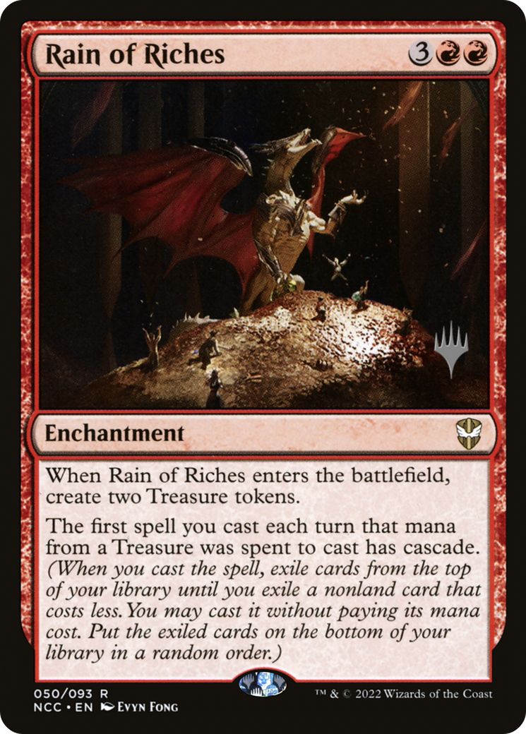 {R} Rain of Riches (Promo Pack) [Streets of New Capenna Commander Promos][PP NCC 050]