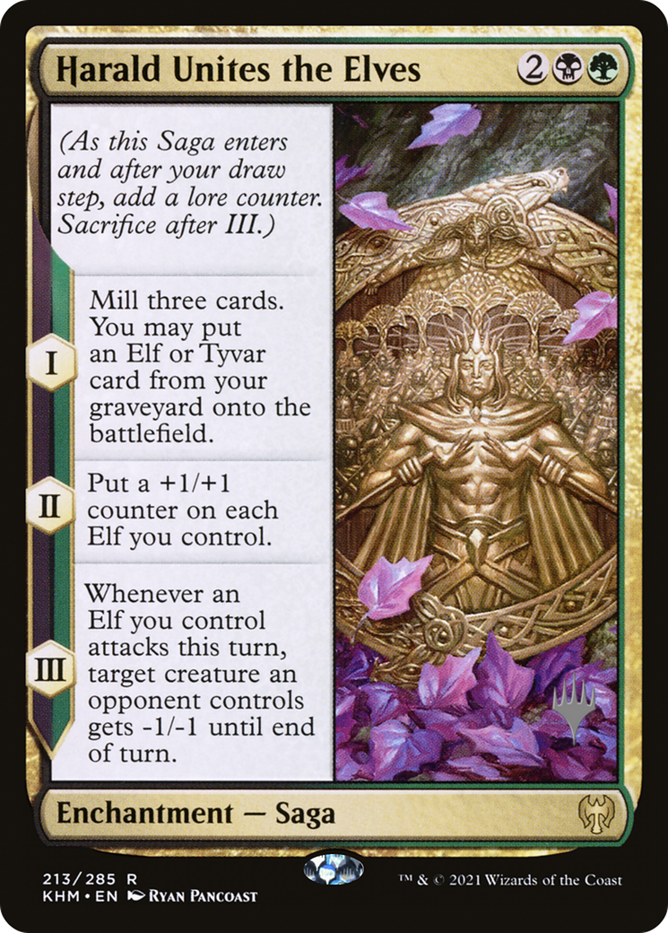 {R} Harald Unites the Elves (Promo Pack) [Kaldheim Promos][PP KHM 213]