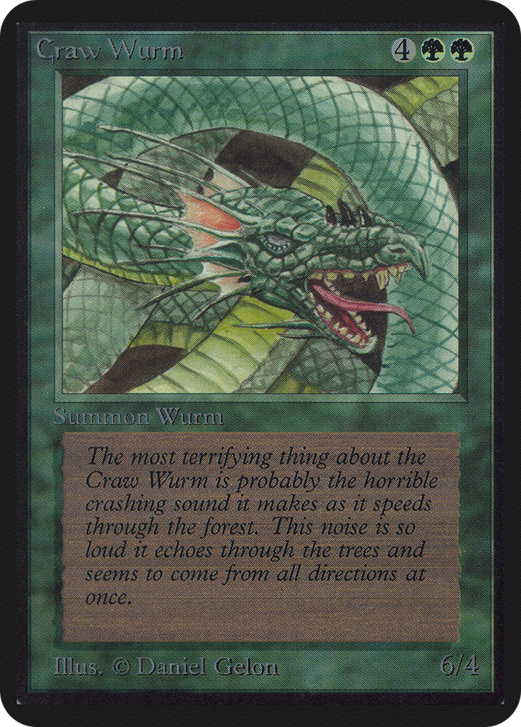 {C} Craw Wurm [Alpha Edition][LEA 190]