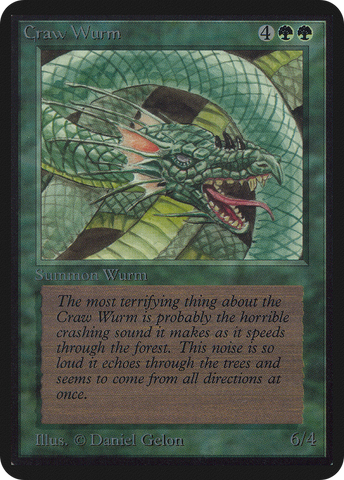 {C} Craw Wurm [Alpha Edition][LEA 190]