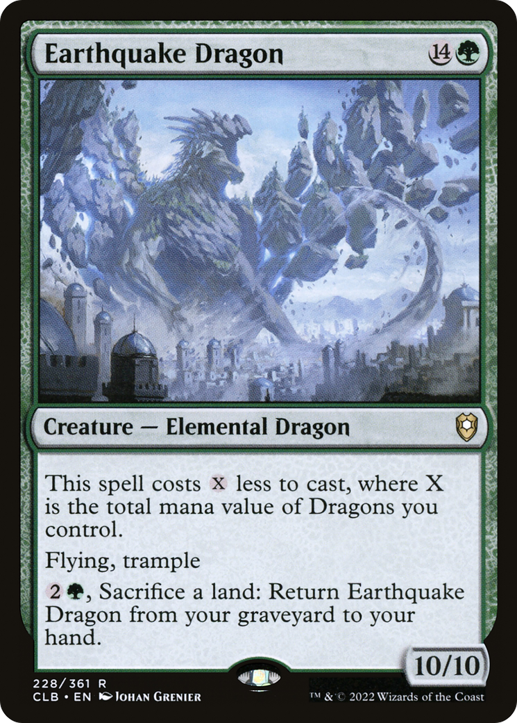 {R} Earthquake Dragon [Commander Legends: Battle for Baldur's Gate][CLB 228]