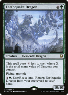 {R} Earthquake Dragon [Commander Legends: Battle for Baldur's Gate][CLB 228]