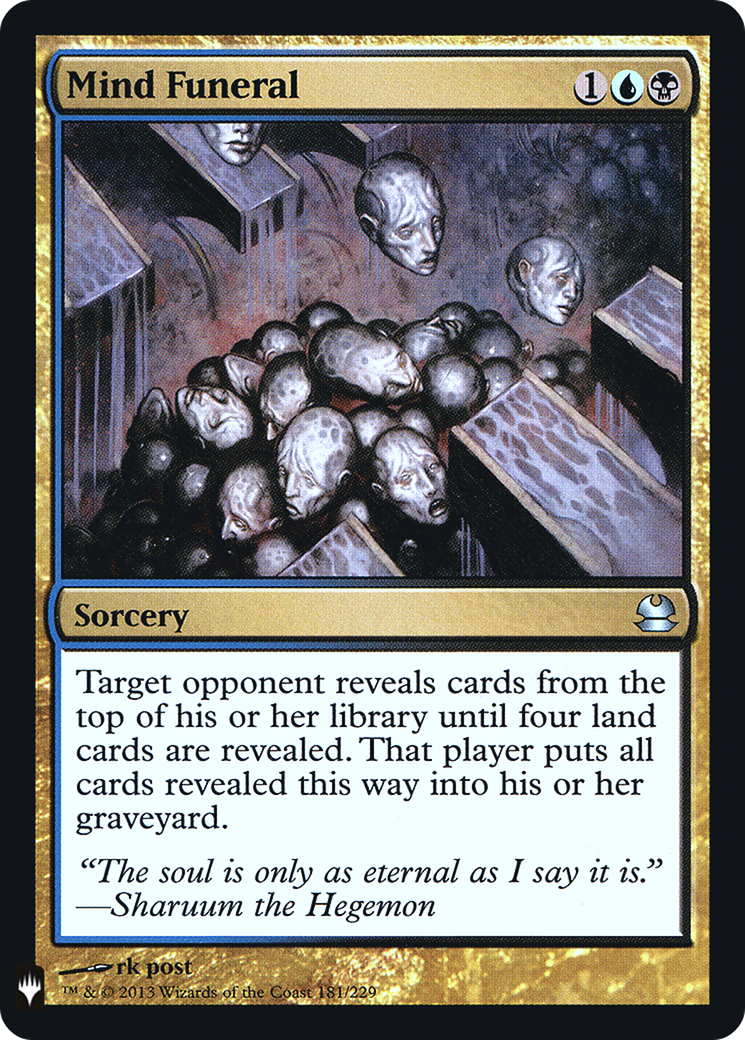 {C} Mind Funeral [Mystery Booster][LS MMA 181]