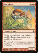 {R} Lithophage [Duel Decks: Venser vs. Koth][DDI 057]