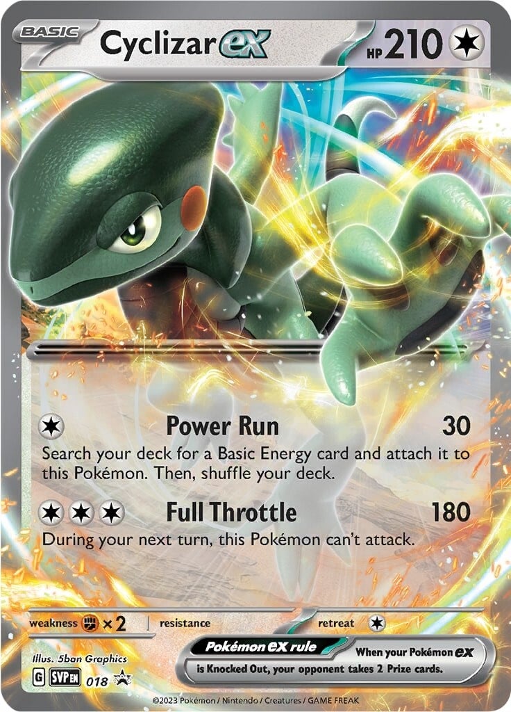 [PKM-R] Cyclizar ex (018) [Scarlet & Violet: Black Star Promos]