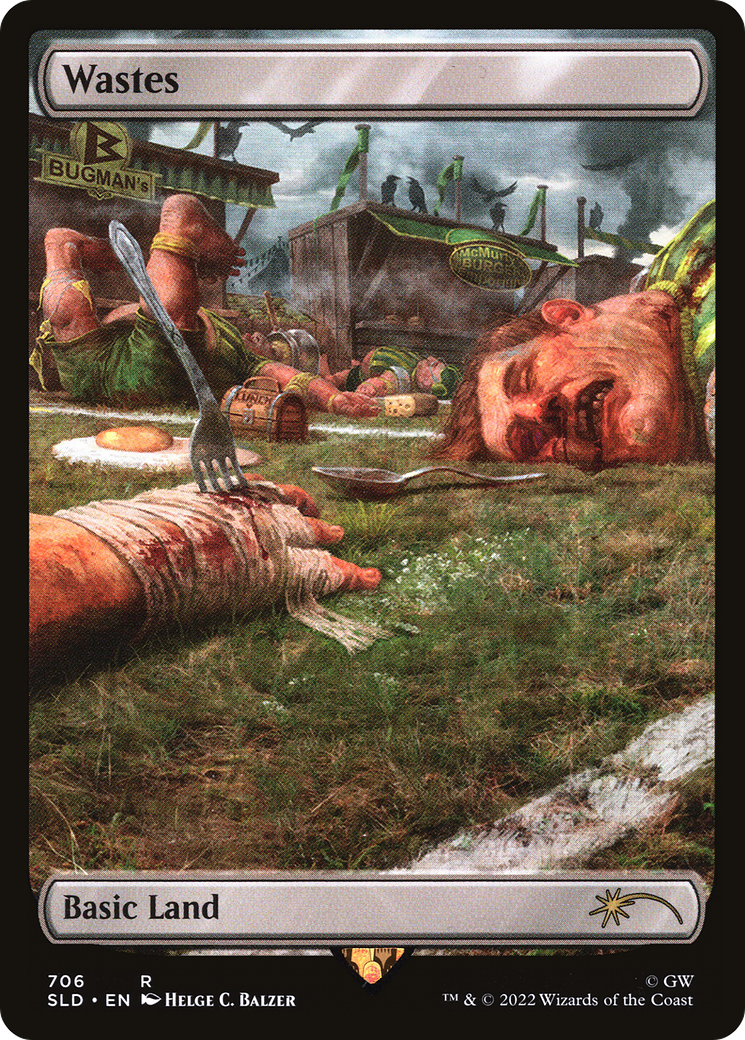 {B}[SLD 706] Wastes (706) (Extended Art) [Secret Lair Drop Promos]