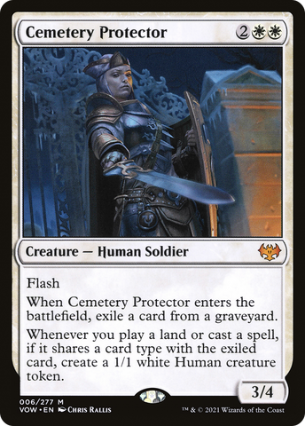 {R} Cemetery Protector [Innistrad: Crimson Vow][VOW 006]