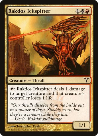 {C} Rakdos Ickspitter [Dissension][DIS 128]