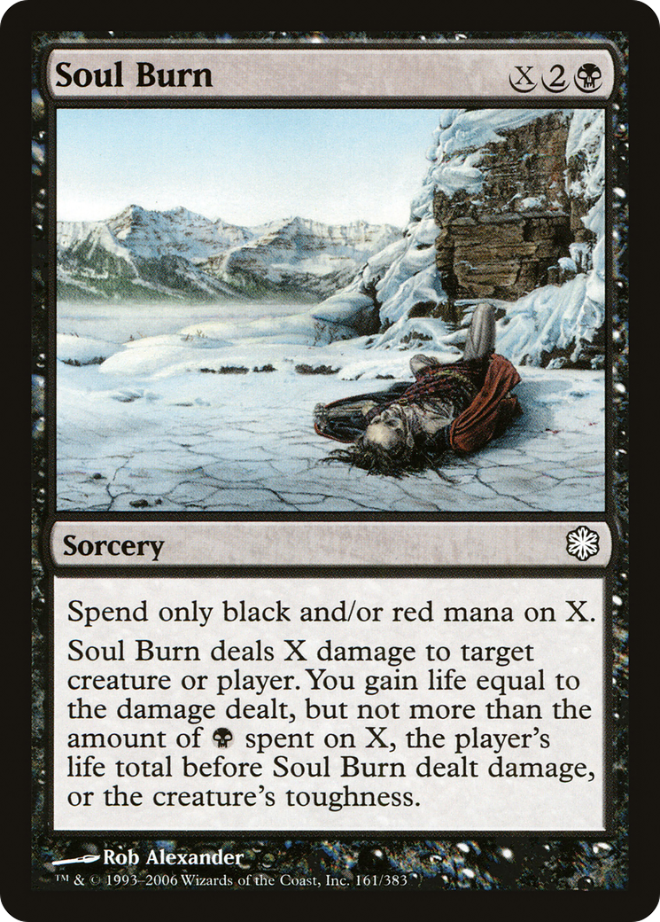 {C} Soul Burn [Coldsnap Theme Decks][CST 161]
