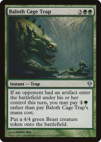 {C} Baloth Cage Trap [Zendikar][ZEN 156]