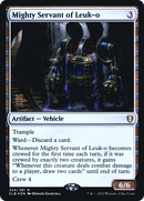 {R} Mighty Servant of Leuk-o [Commander Legends: Battle for Baldur's Gate Prerelease Promos][PR CLB 324]