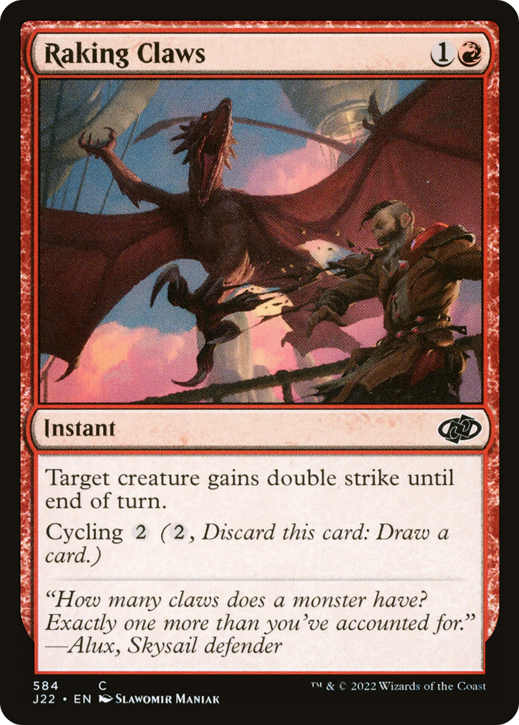 {C} Raking Claws [Jumpstart 2022][J22 584]