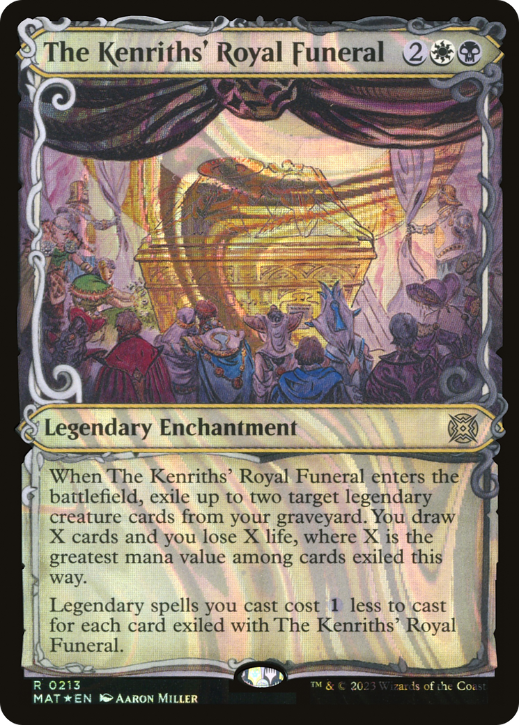{R} The Kenriths' Royal Funeral (Showcase Halo Foil) [March of the Machine: The Aftermath][MAT 213]