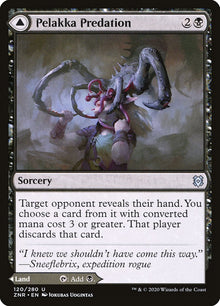 {C} Pelakka Predation // Pelakka Caverns [Zendikar Rising][ZNR 120]