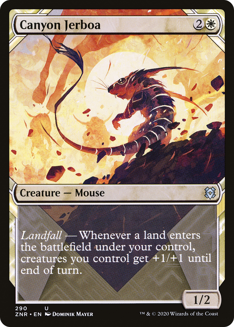 {C} Canyon Jerboa (Showcase) [Zendikar Rising][ZNR 290]
