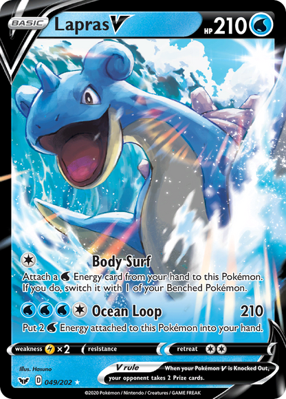 [PKM] Lapras V (049/202) [Sword & Shield: Base Set]