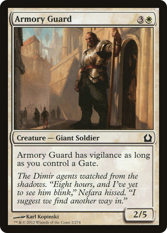 {C} Armory Guard [Return to Ravnica][RTR 002]