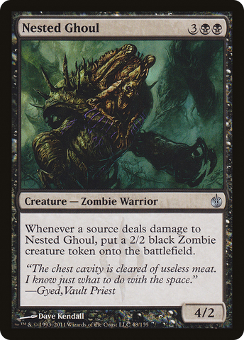 {C} Nested Ghoul [Mirrodin Besieged][MBS 048]
