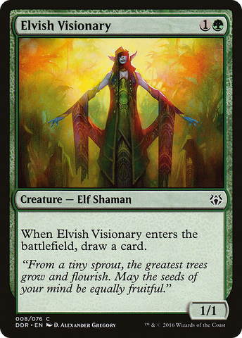 {C} Elvish Visionary [Duel Decks: Nissa vs. Ob Nixilis][DDR 008]